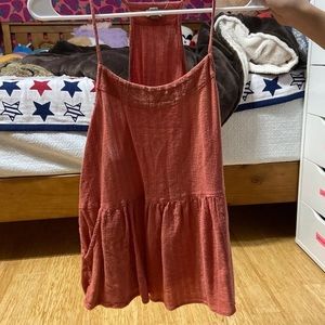 ecote pink ruffled top